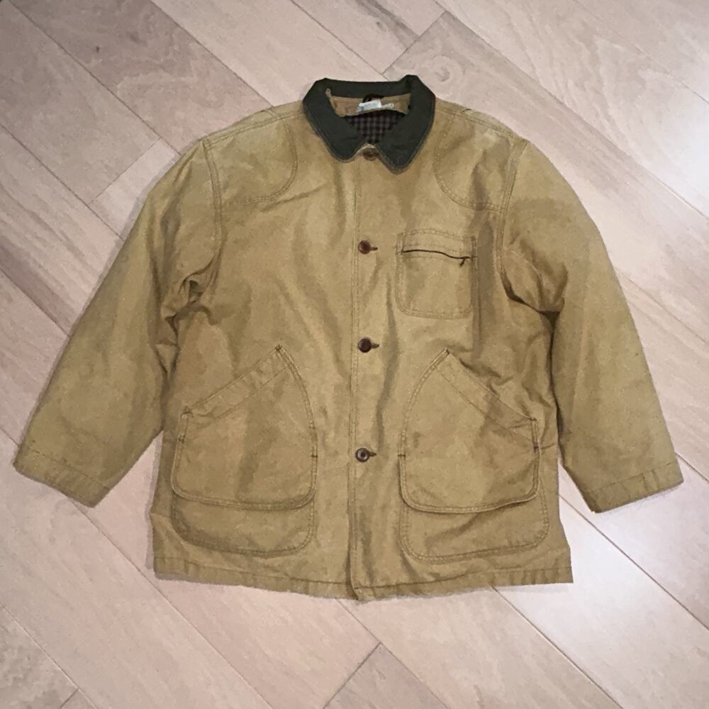 Vintage L.L. Bean Chore Coat Extra Large Barn Jacket *Stains Men’s 2XL